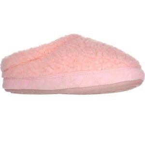 🆕Pajar Dusty Pink Calia High Pile FAUX Shearling Luxurious Fur Fleece Slipper::